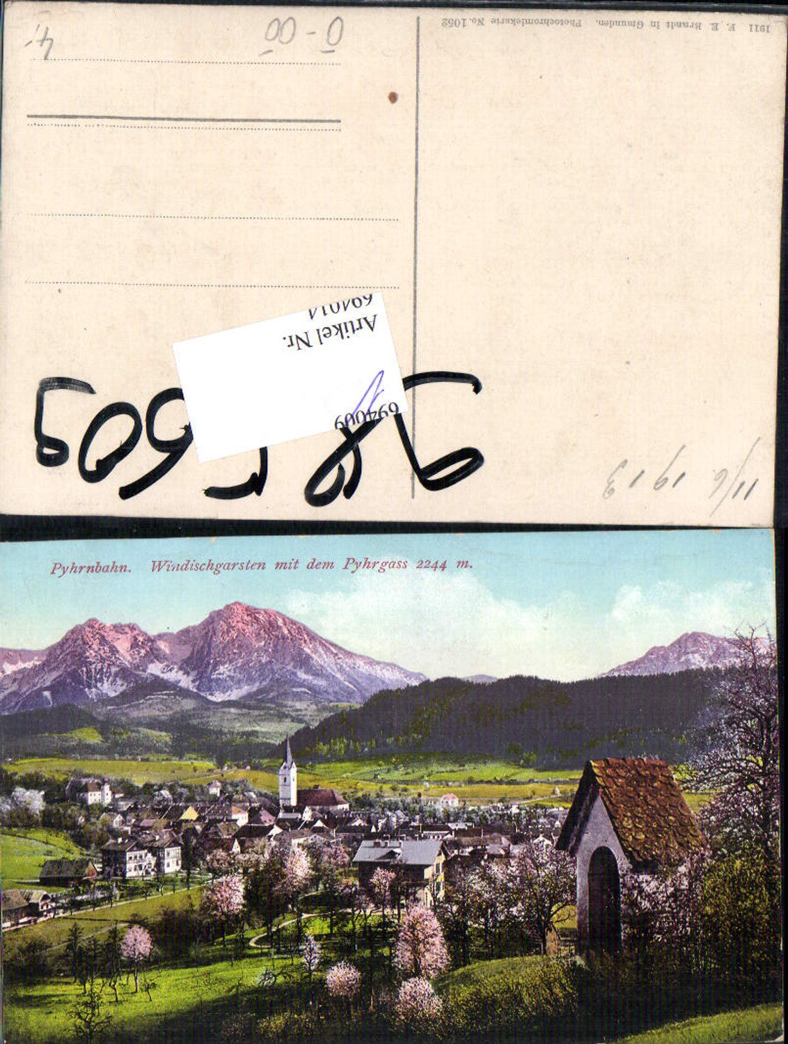 694014 Pyhrnbahn Windischgarsten m. Pyhrgas pub Brandt 1052