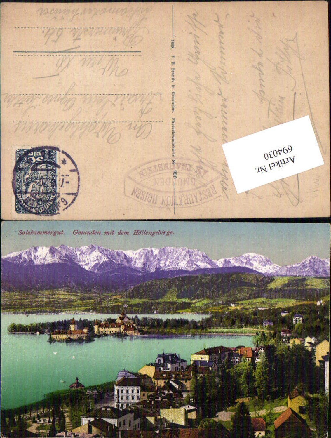 694030 Gmunden am Traunsee pub Brandt 930
