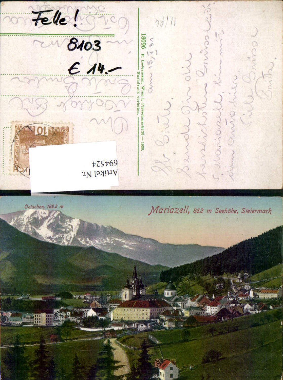 Alte Ansichtskarte – Old Postcard