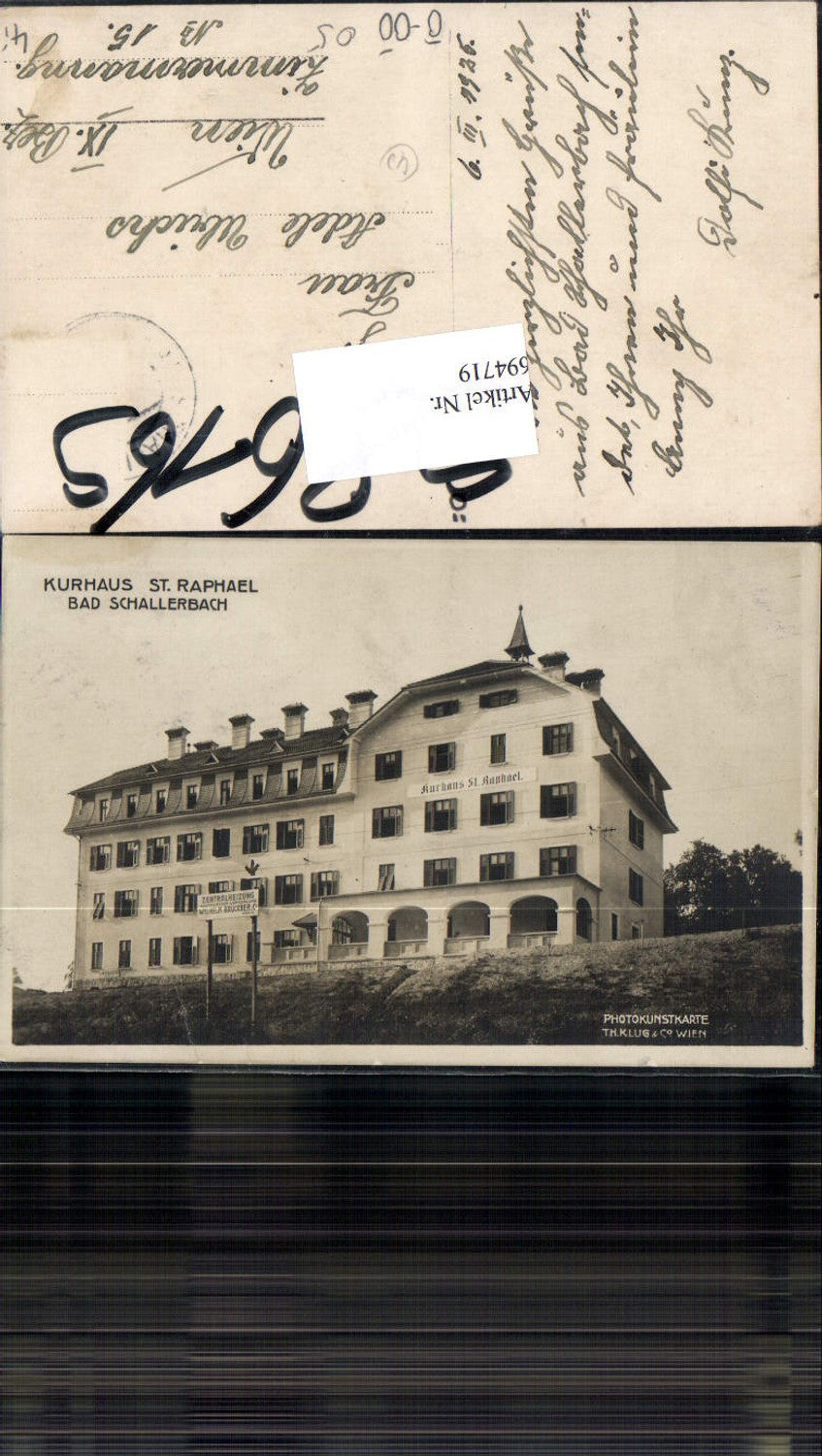 694719 Photo postcard St. Raphael Bad Schallerbach