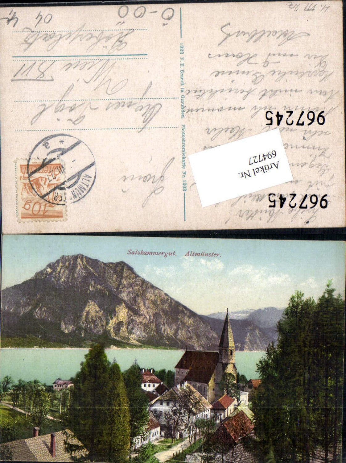 694727 Altmünster am Traunsee pub Brandt 1203