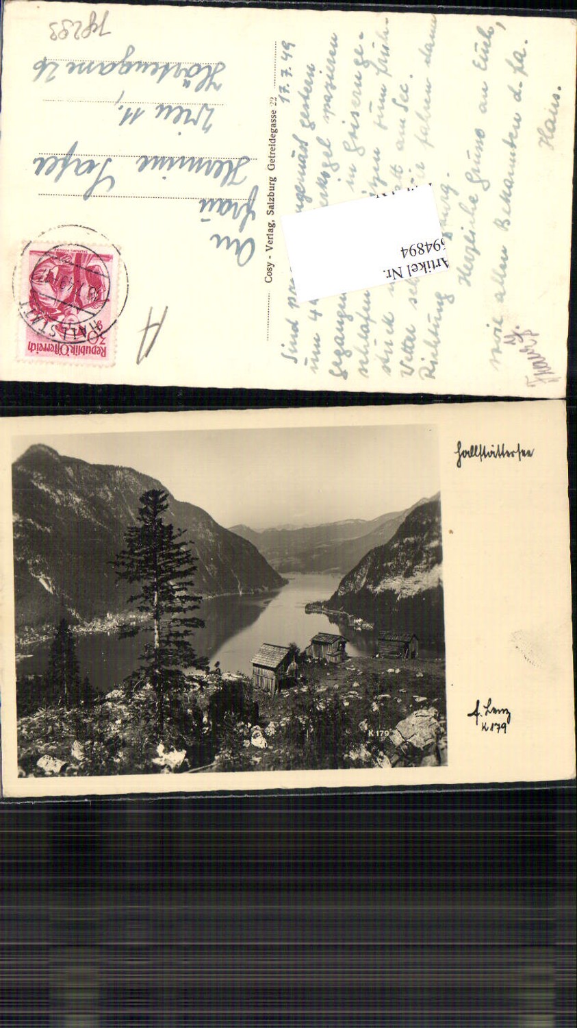 694894 Hallstatt am Hallstättersee Alpe