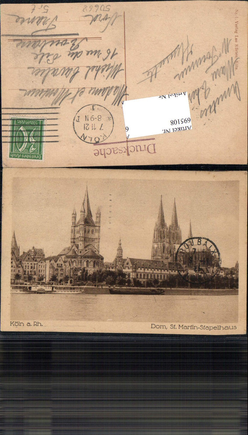 695108 Köln am Rhein Dom St. Martin Stapelhaus