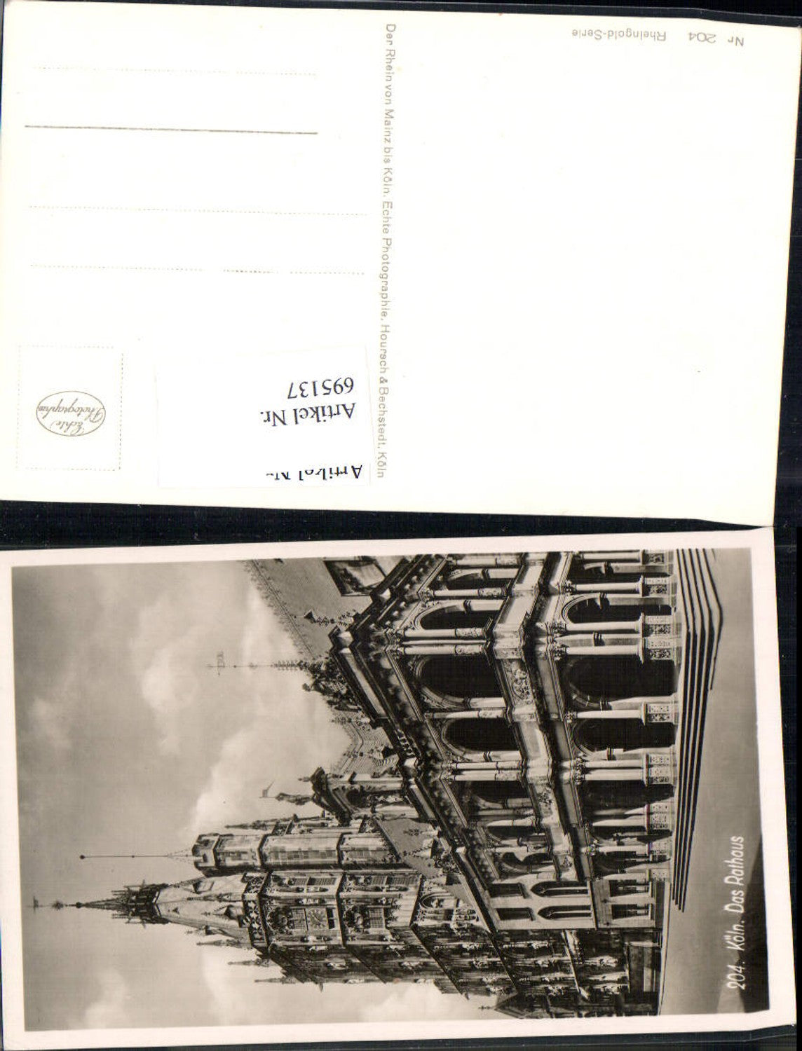 695137 Köln am Rhein Rathaus