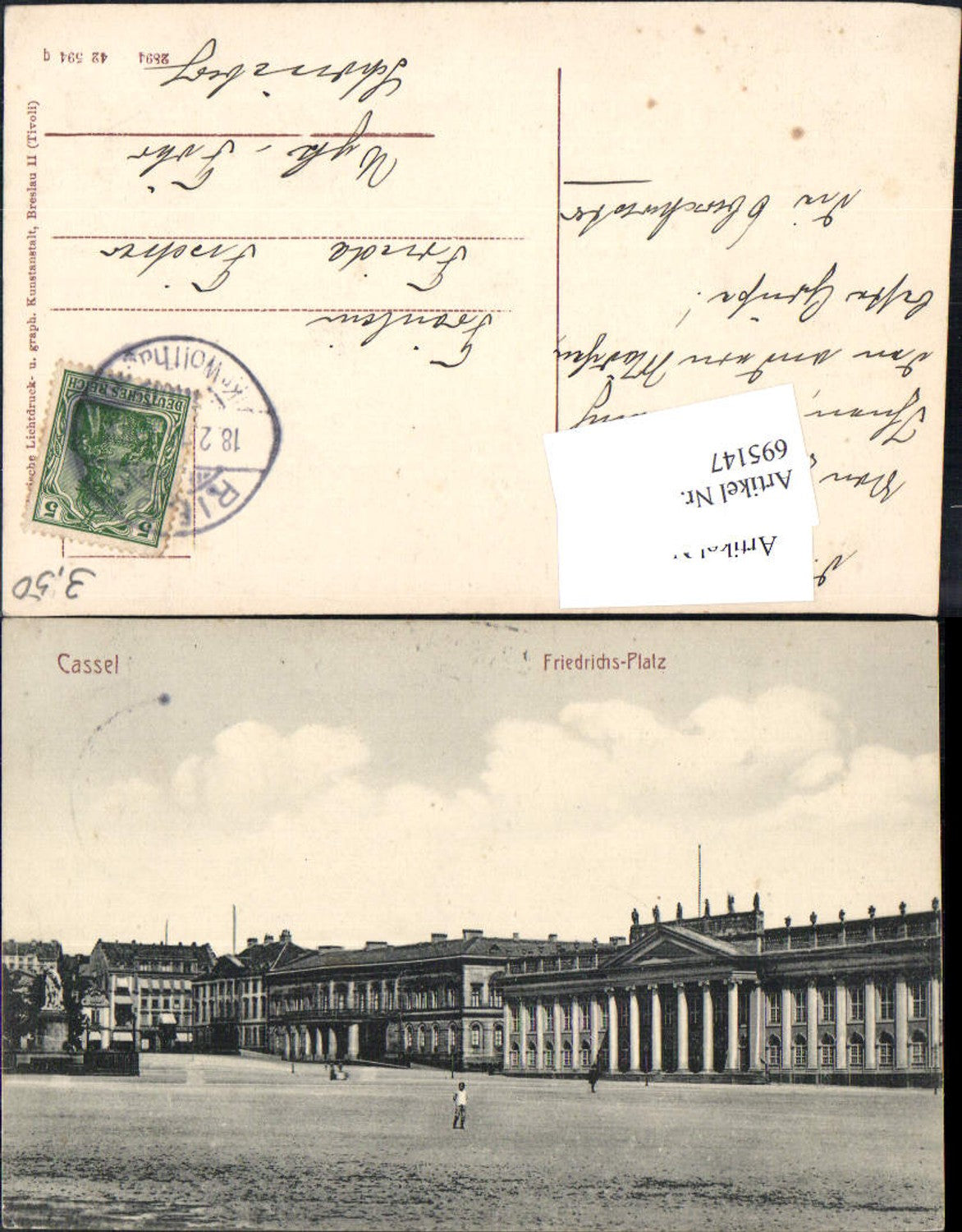 695147 Cassel Kassel Friedrichsplatz