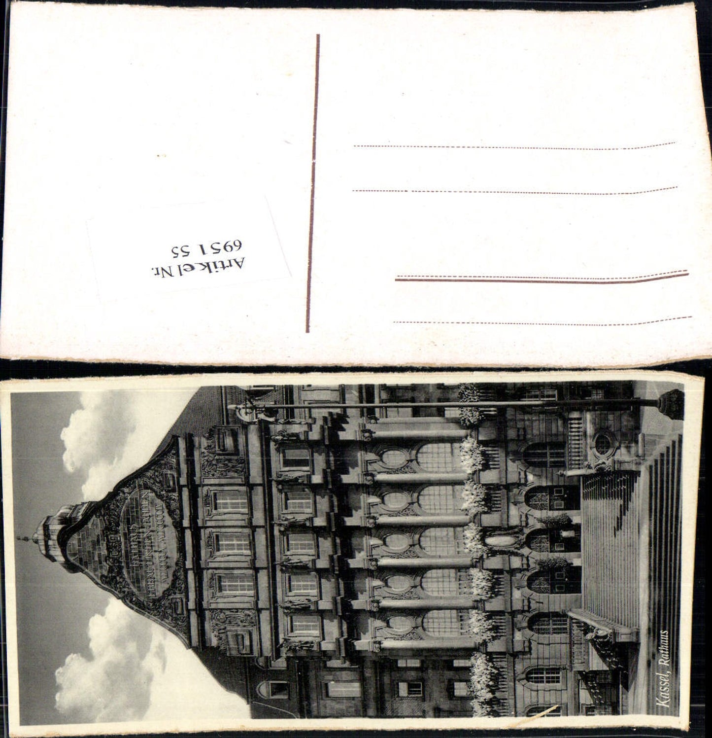 695155 Cassel Kassel Rathaus