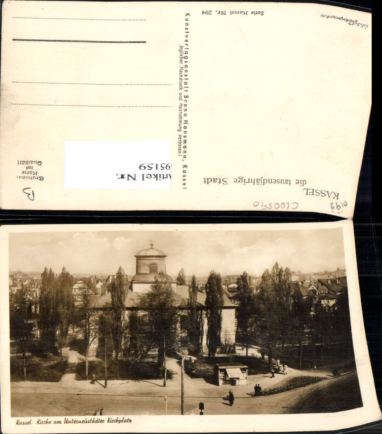 695159 Cassel Kassel Unterneustadt Neustadt Kirchplatz