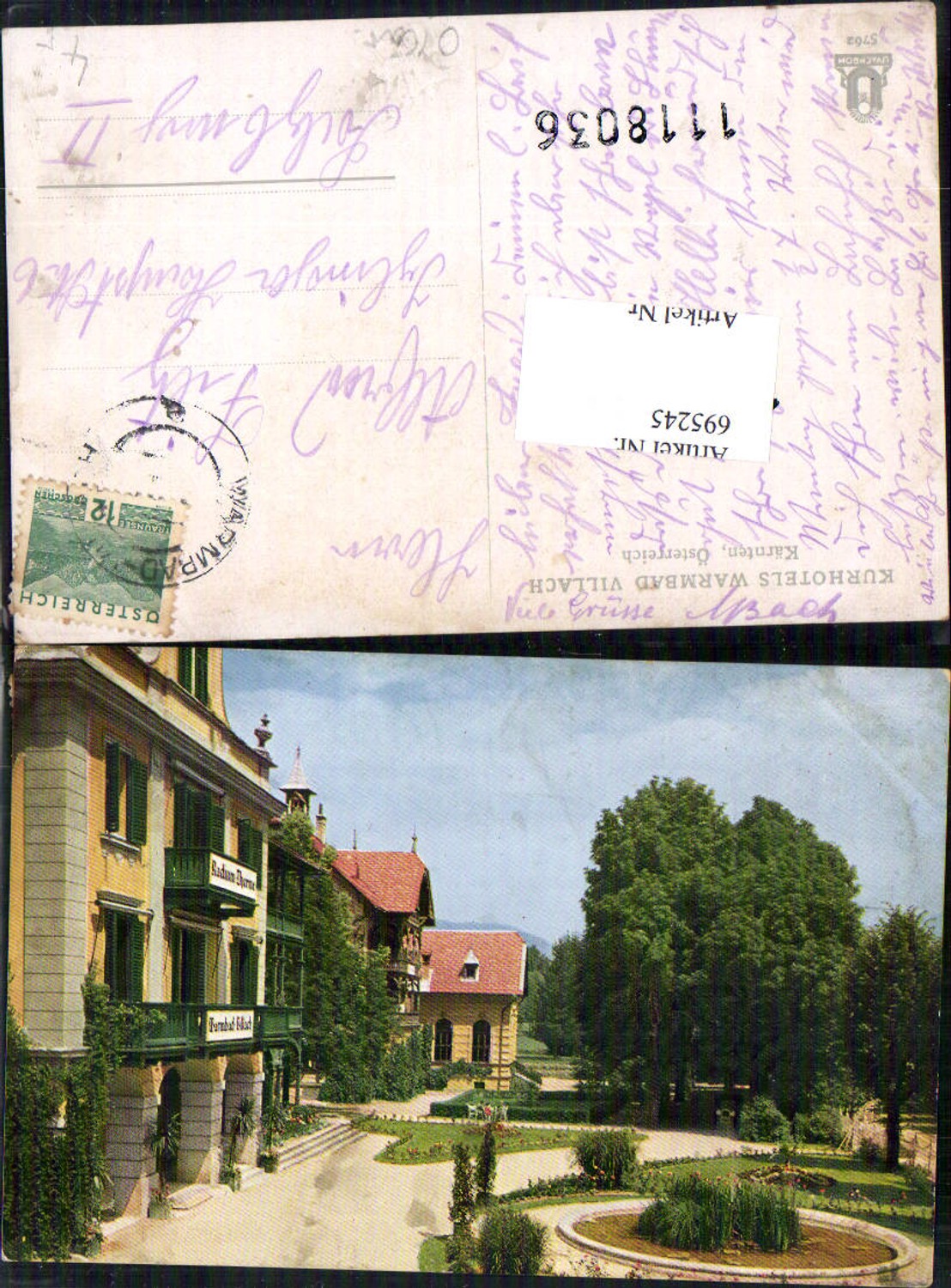 695245 Villach Warmbad Partie Hotel