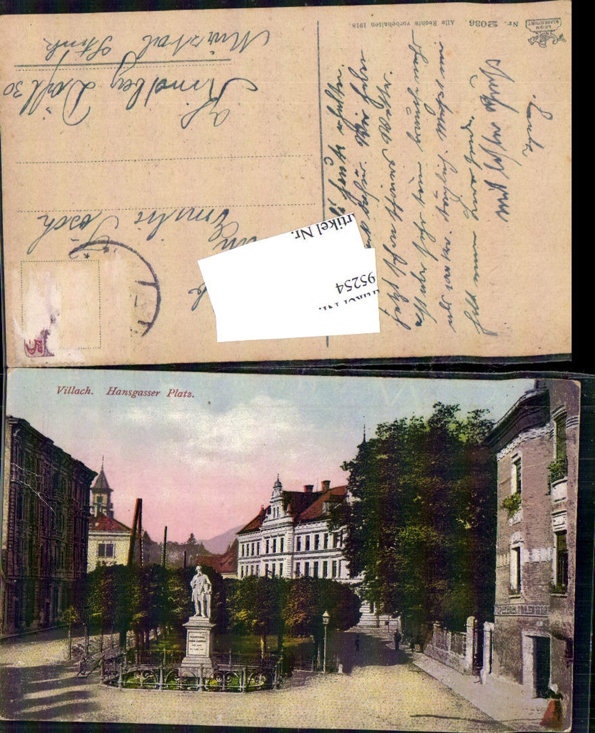 695254 Villach Hansgasser Platz gel Kindberg Dörfl Mürztal