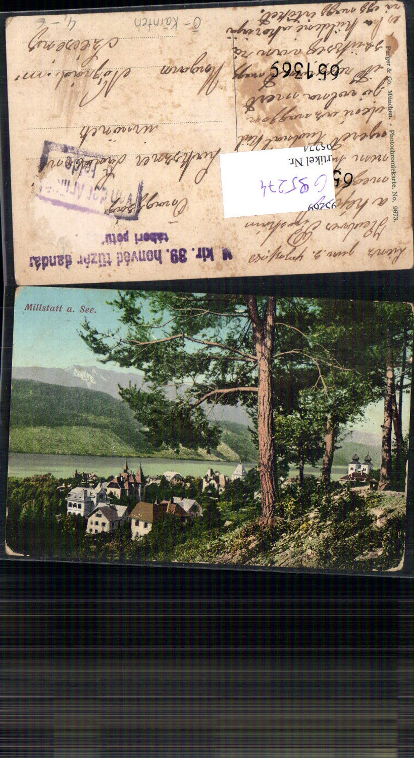 695274 Millstatt am See Millstättersee Feldpost
