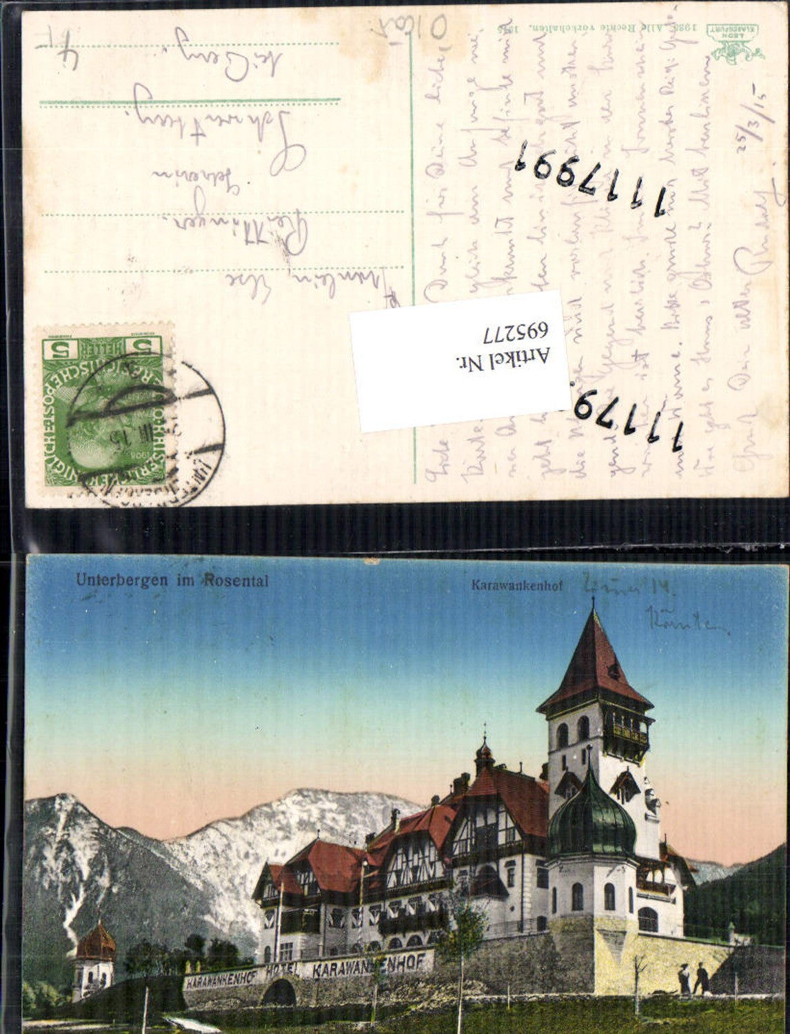 695277 Unterbergen im Rosental Karawankenhof Ferlach gel Schwertberg Perg