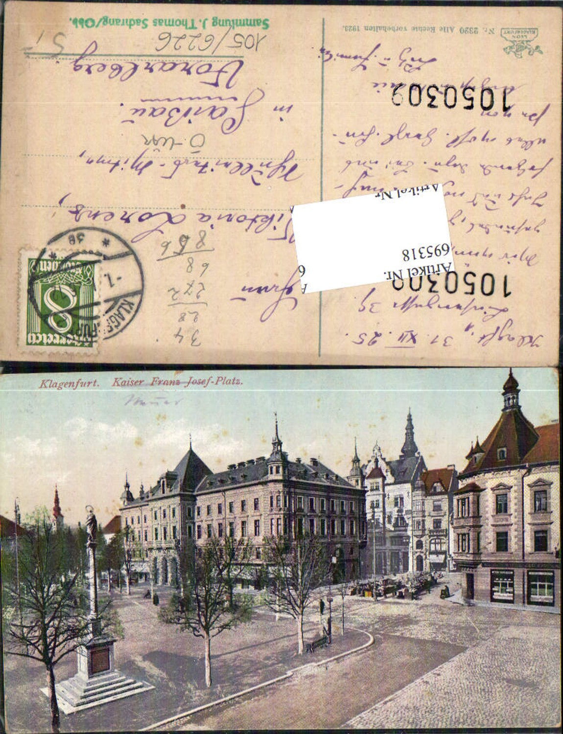 695318 Klagenfurt Kaiser Franz Josef Platz pub Leon 2320