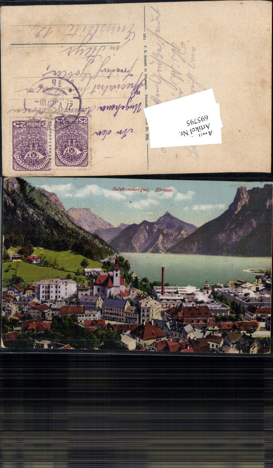 695795 Ebensee am Traunsee gel Steyr Ennsleite