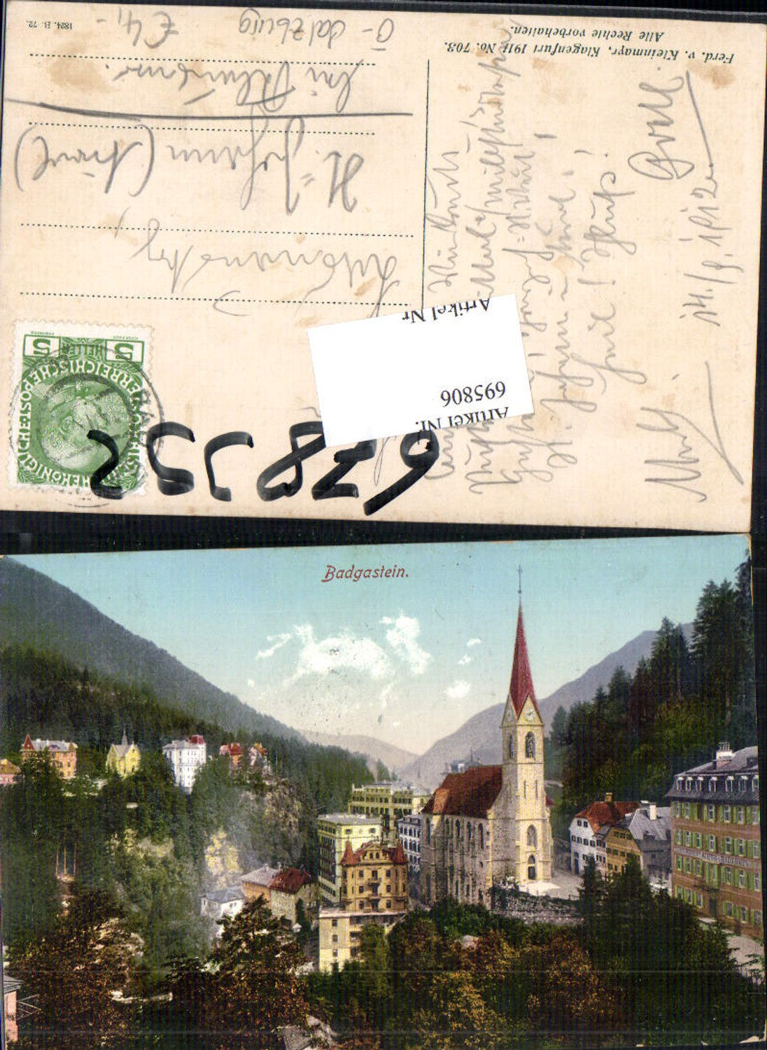 695806 Badgastein Bad Gastein pub Kleinmayr