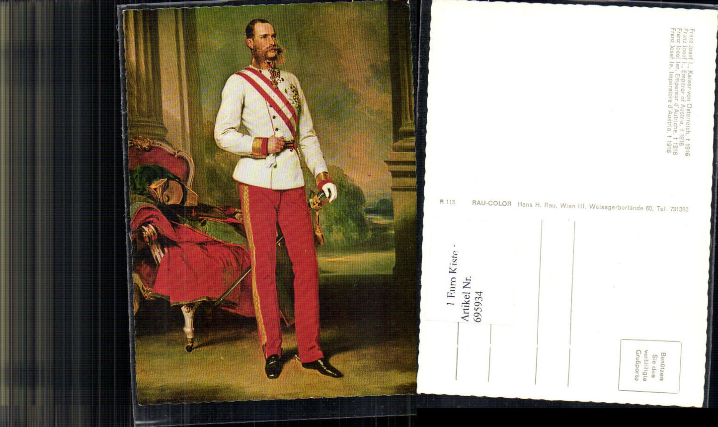 695934 Adel Monarchie Kaiser Franz Josef