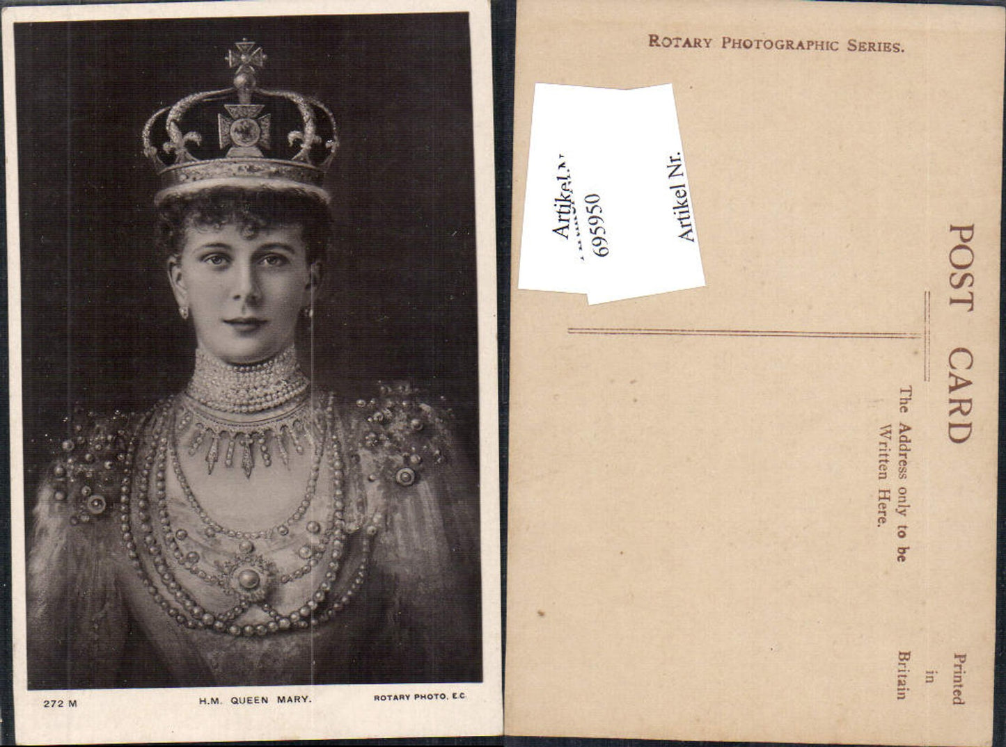 695950 Adel Monarchie H.M. Queen Mary Krone