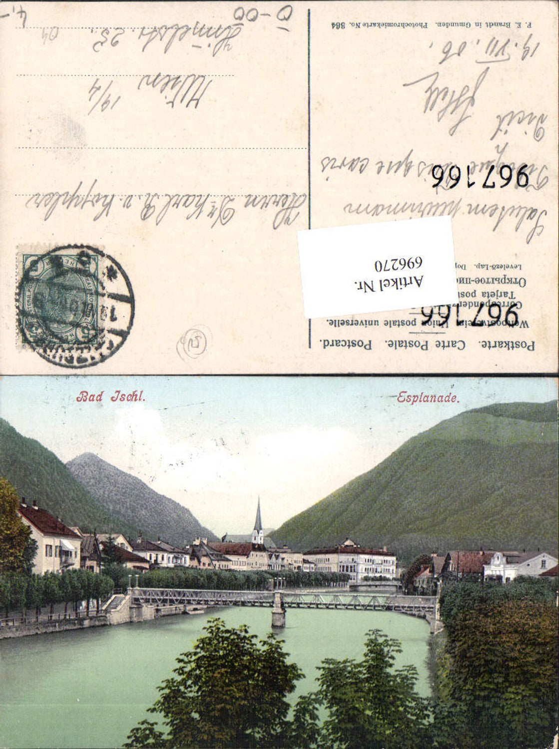 696270 Bad Ischl Esplanade pub Brandt 364