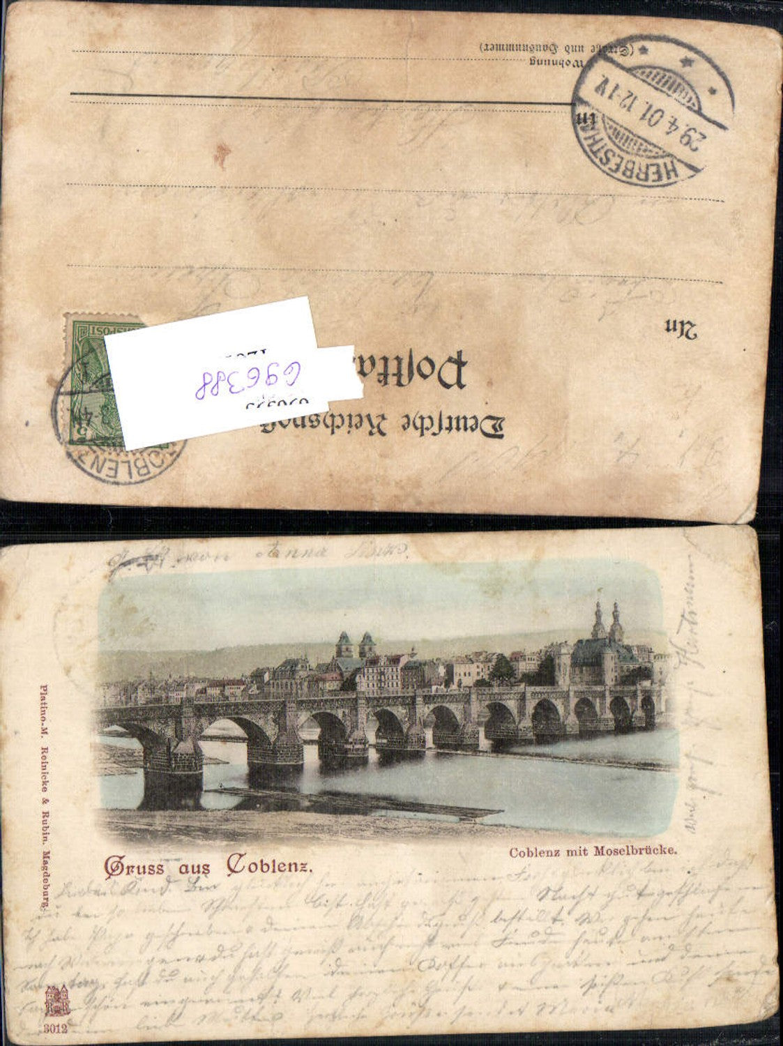 696388 Koblenz am Rhein Coblenz Brücke