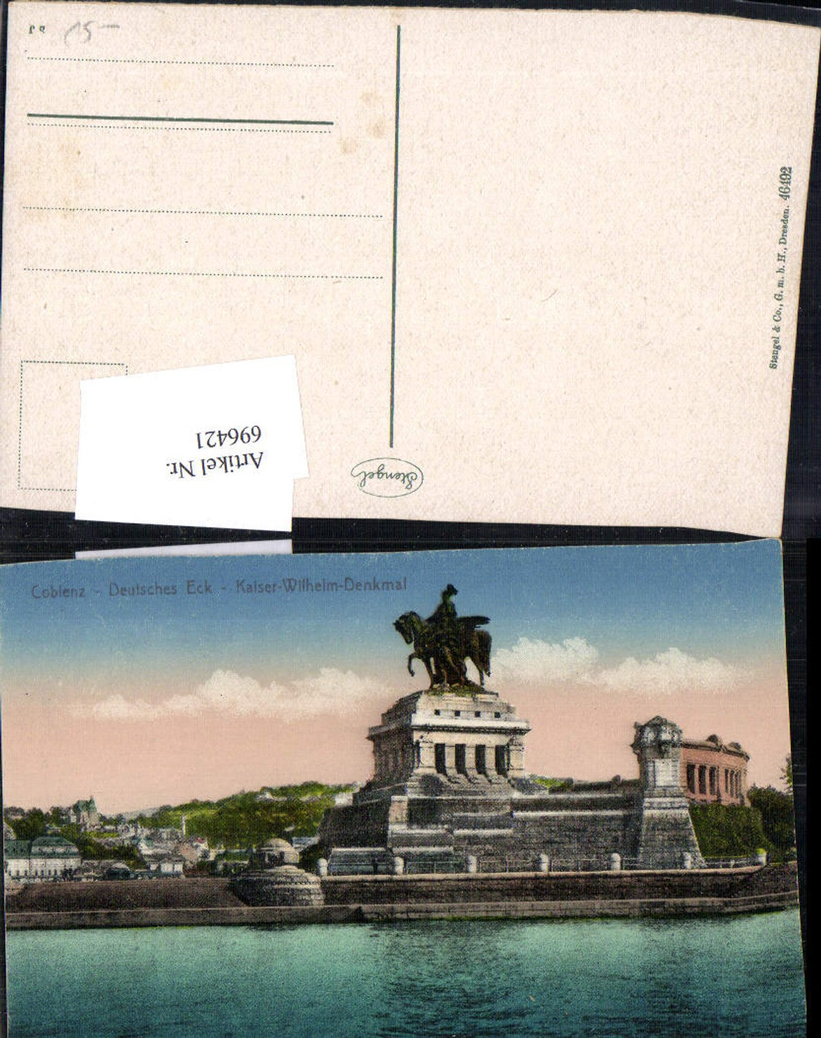 696421 Koblenz am Rhein Coblenz Deutsches Eck