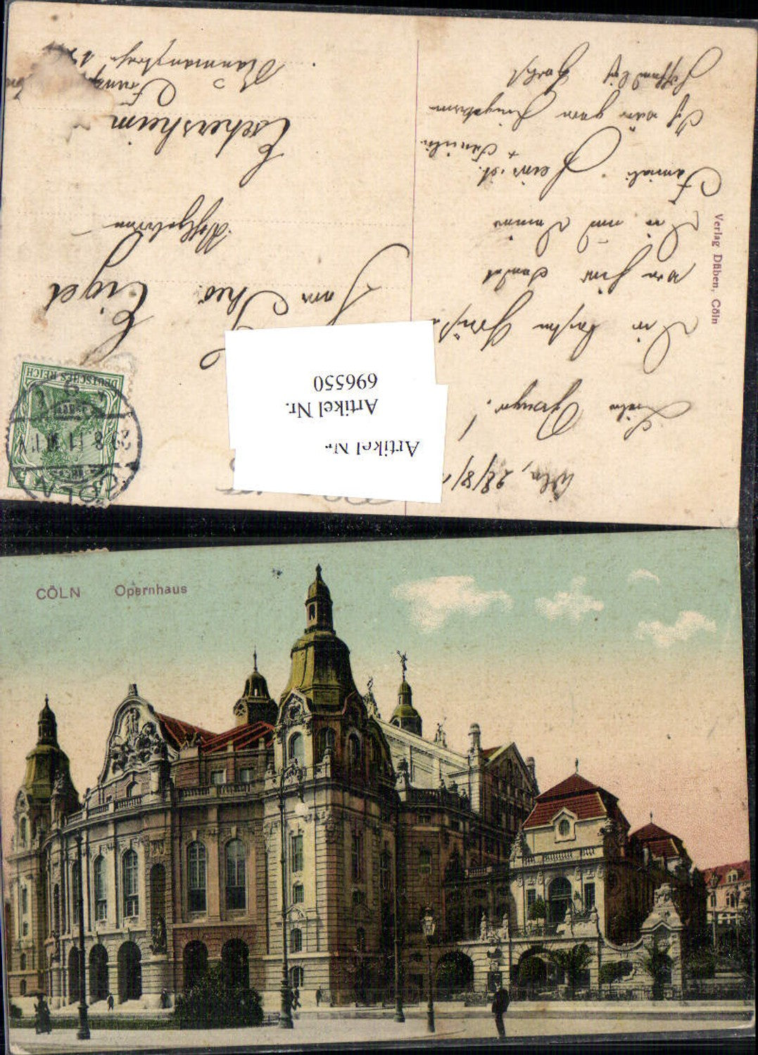 696550 Köln am Rhein Oper Theater Opernhaus gel Eschersheim