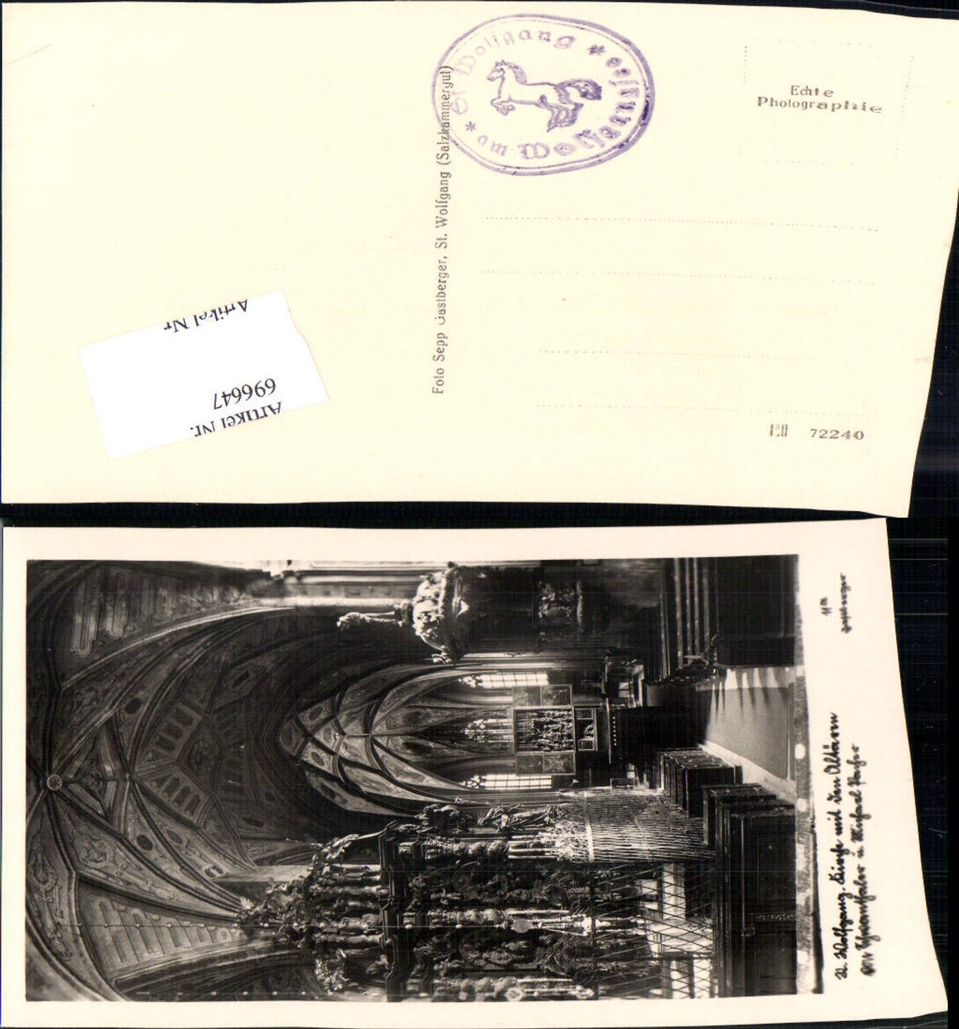 696647 St. Wolfgang am Wolfgangsee Kirche pub Gastberger 1106