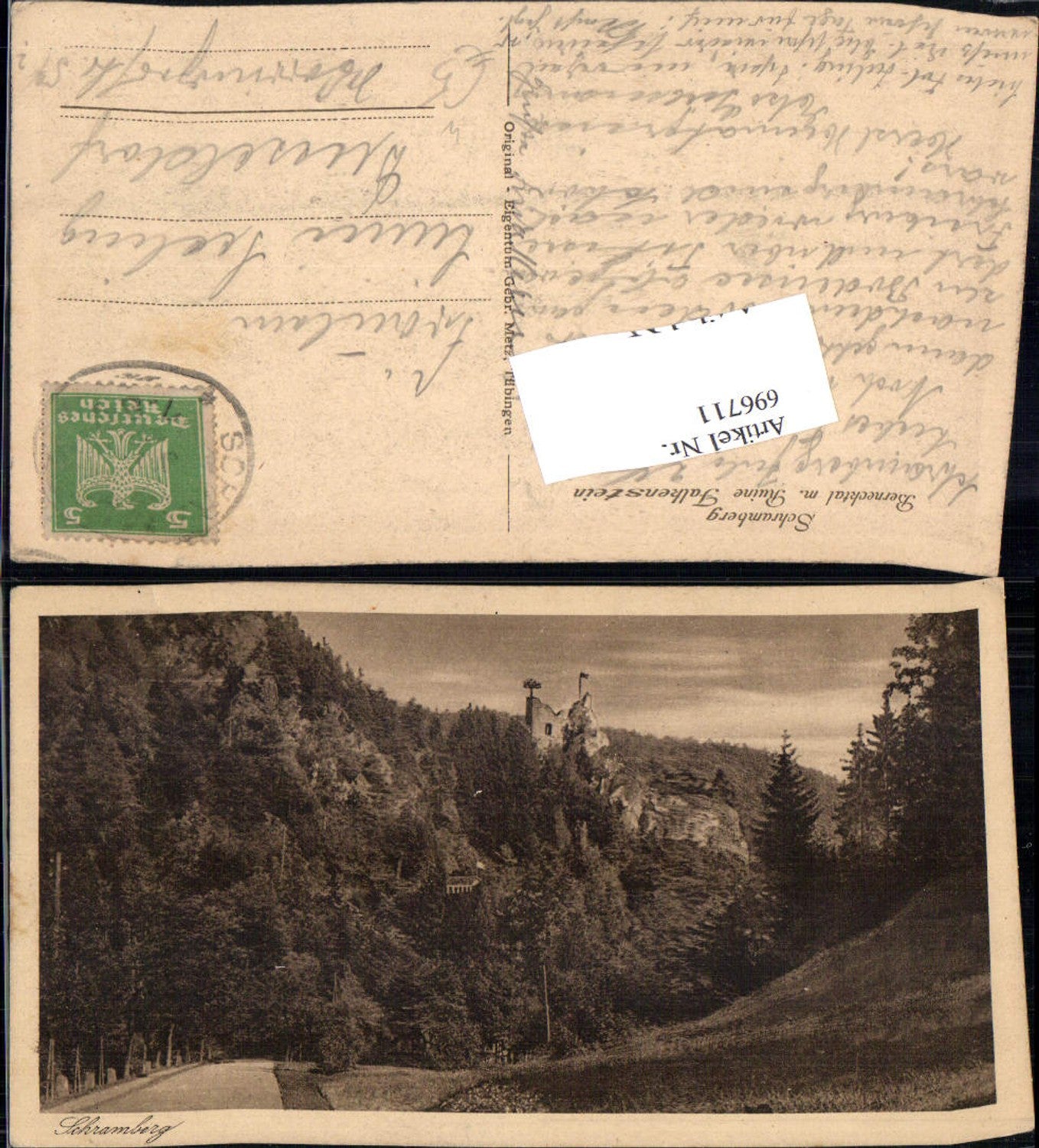 696711 Schramberg Bernecktal Ruine Falkenstein