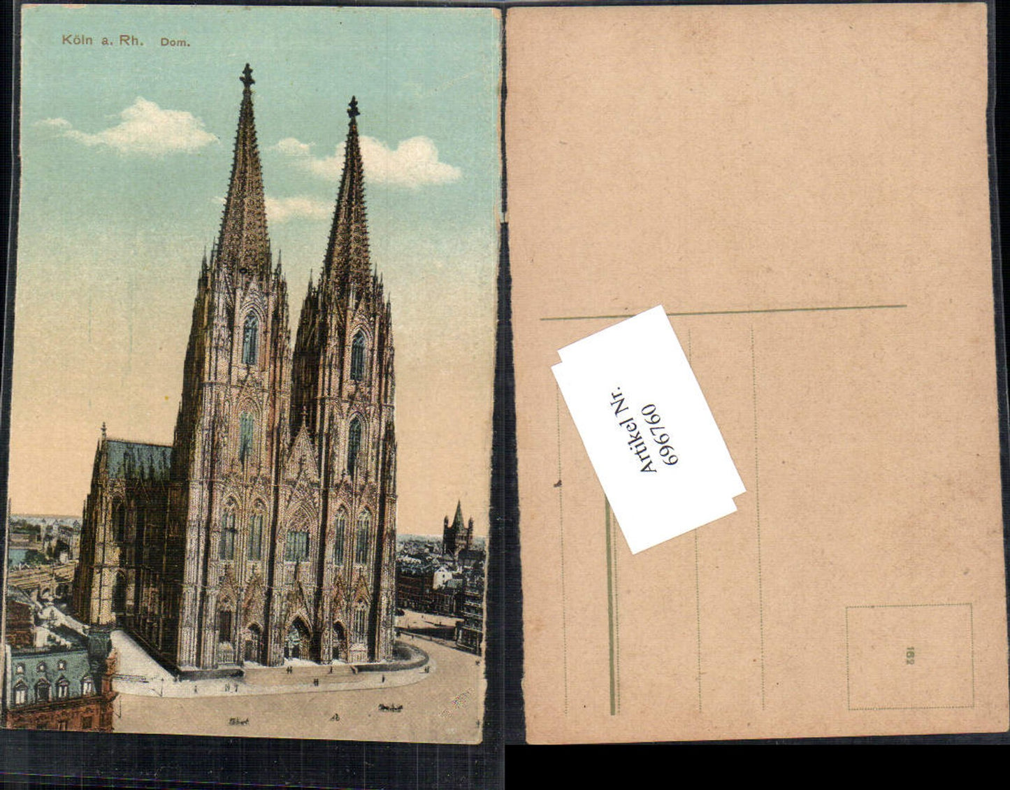 696760 Köln Cöln am Rhein Dom