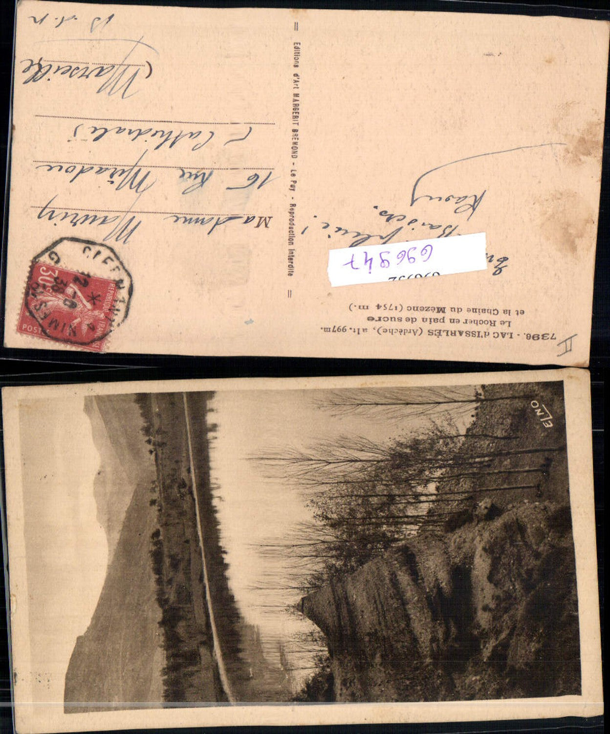 696947 Rhones Alpes Ardeche Lac Issarles Cevennes