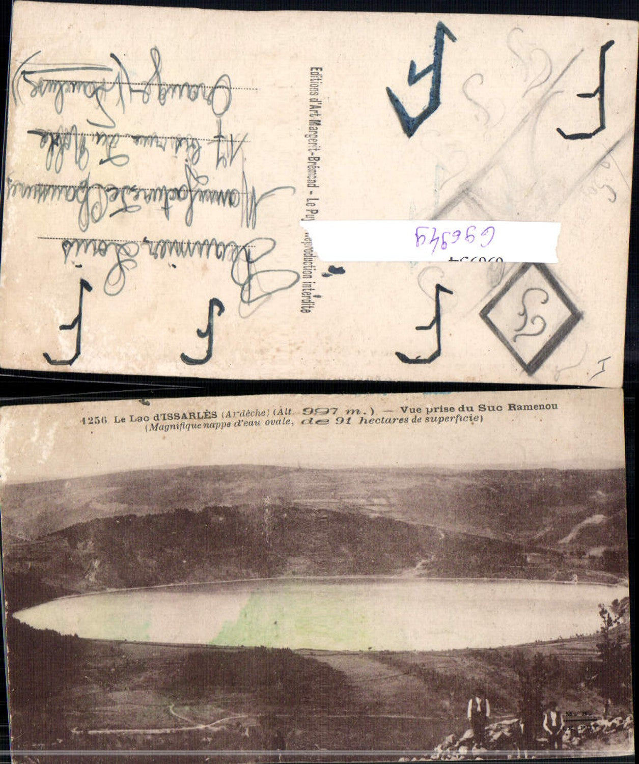 696949 Rhones Alpes Ardeche Lac Issarles Cevennes