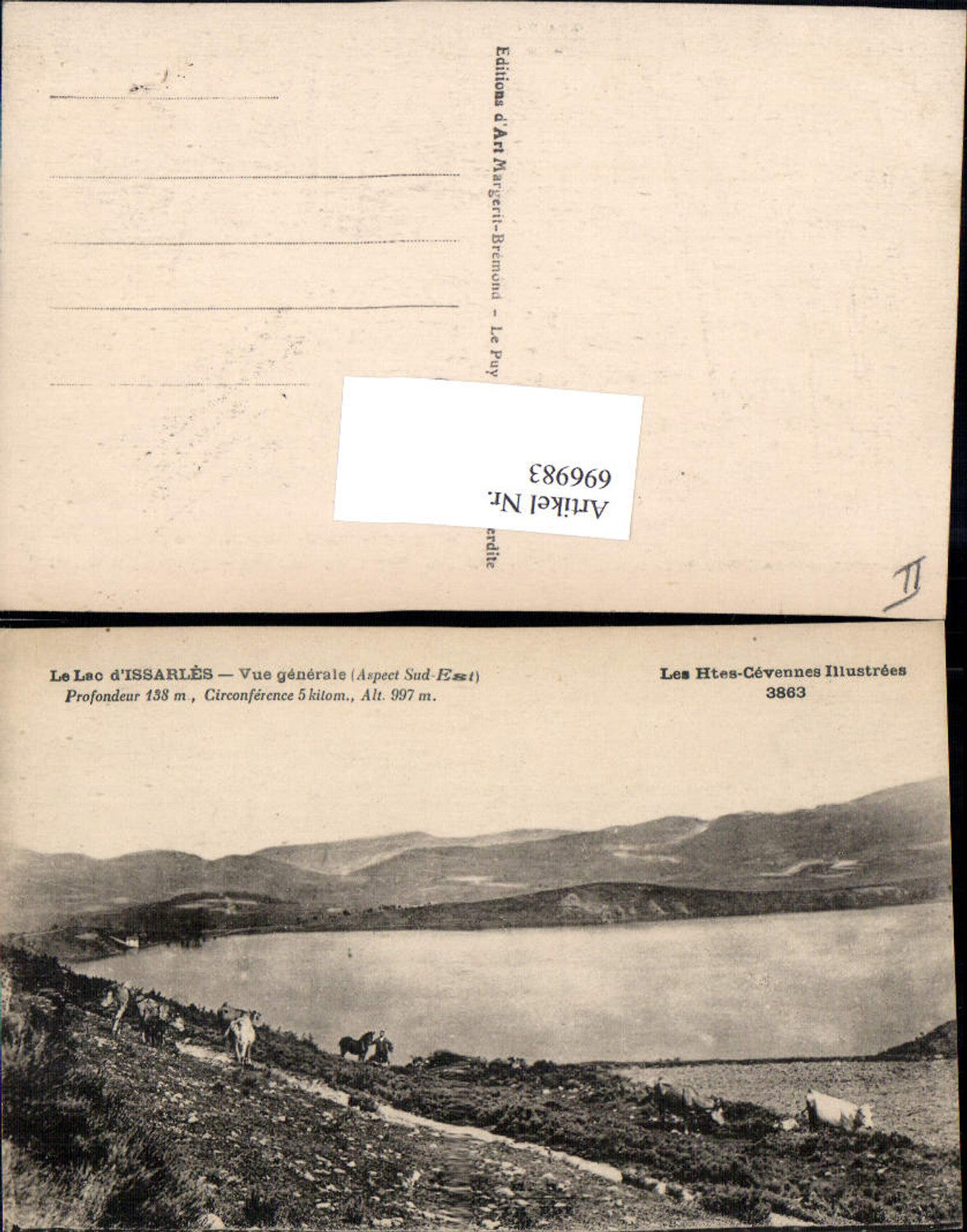 696983 Rhones Alpes Ardeche Lac Issarles Cevennes