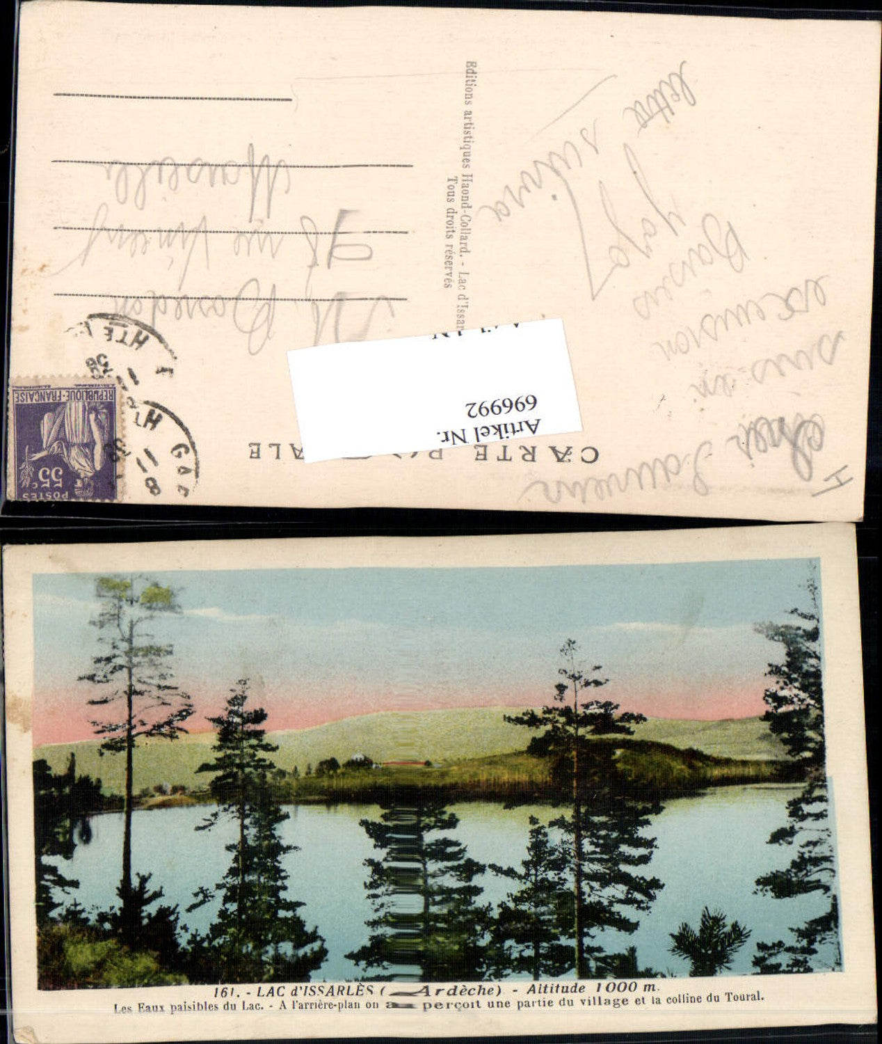 696992 Rhones Alpes Ardeche Lac Issarles Cevennes