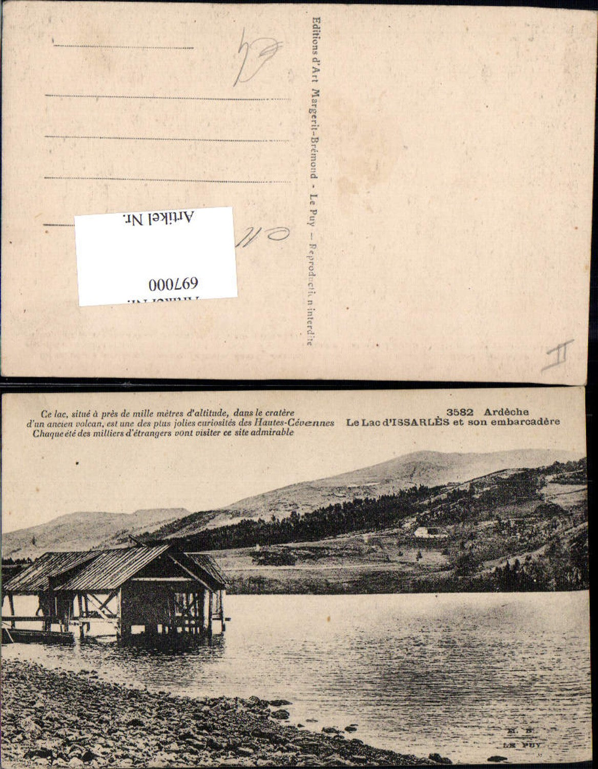 697000 Rhones Alpes Ardeche Lac Issarles Cevennes