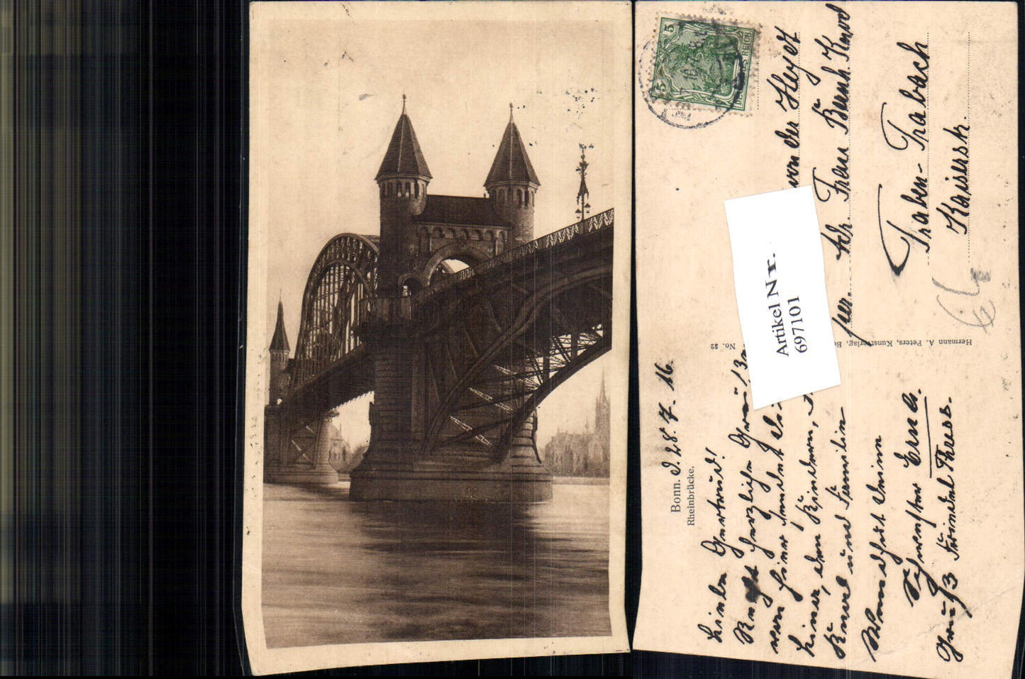 697101 Bonn Rheinbrücke Brücke