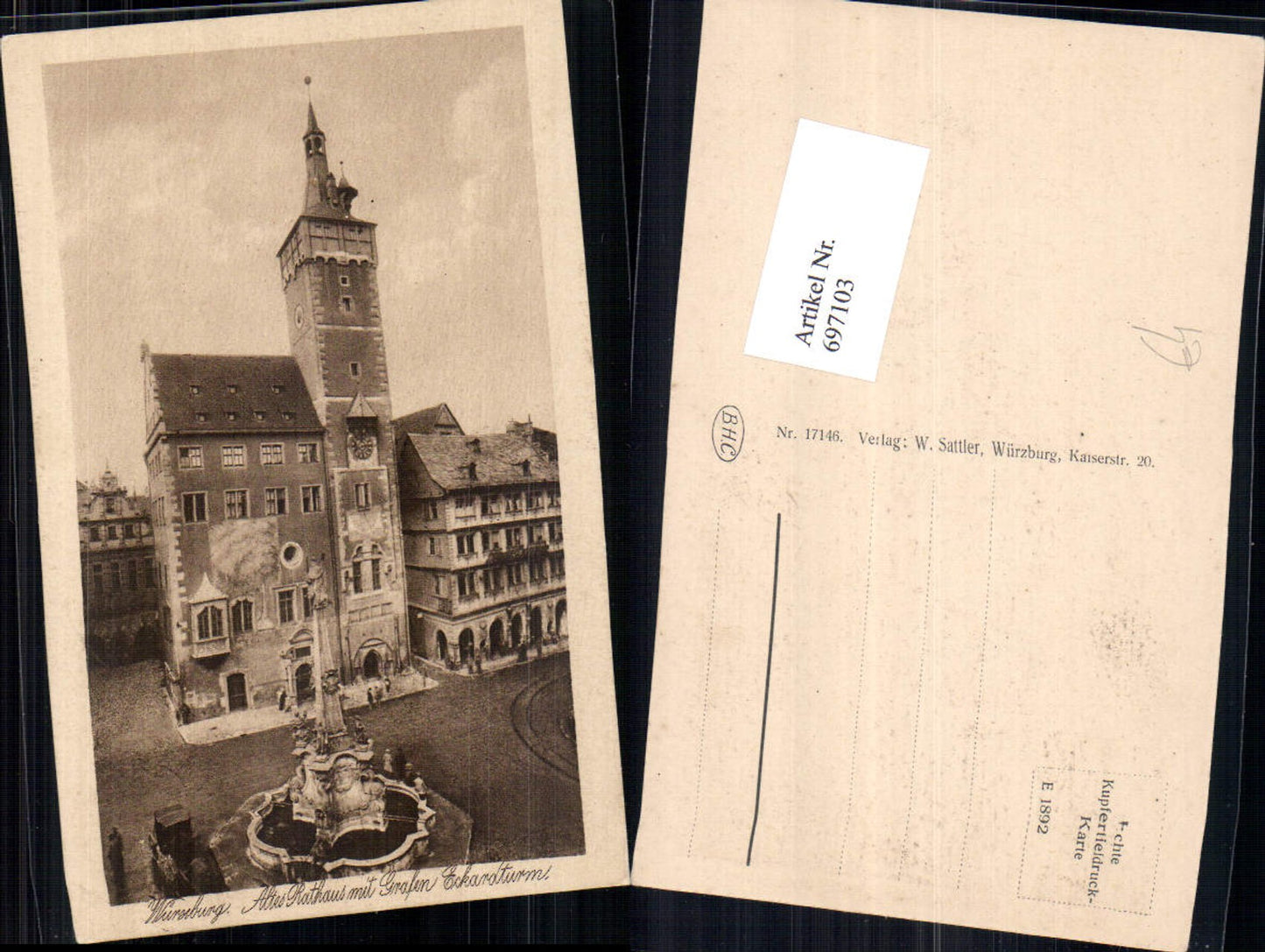 697103 Würzburg Altes Rathaus