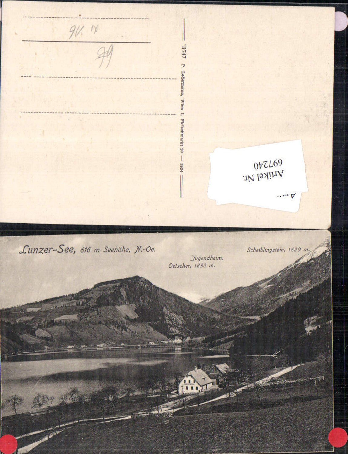 697240 Lunz am See Lunzersee pub Ledermann 3747