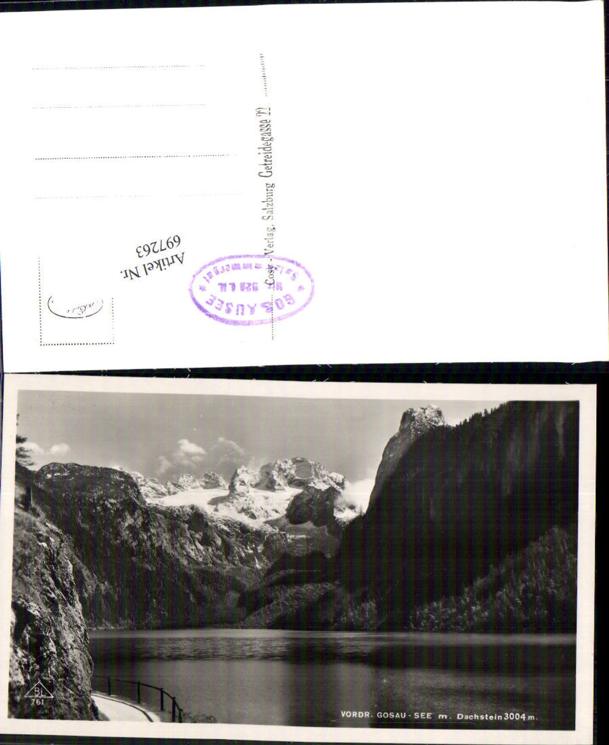 697263 Vorderer Gosausee Gosau Hallstatt
