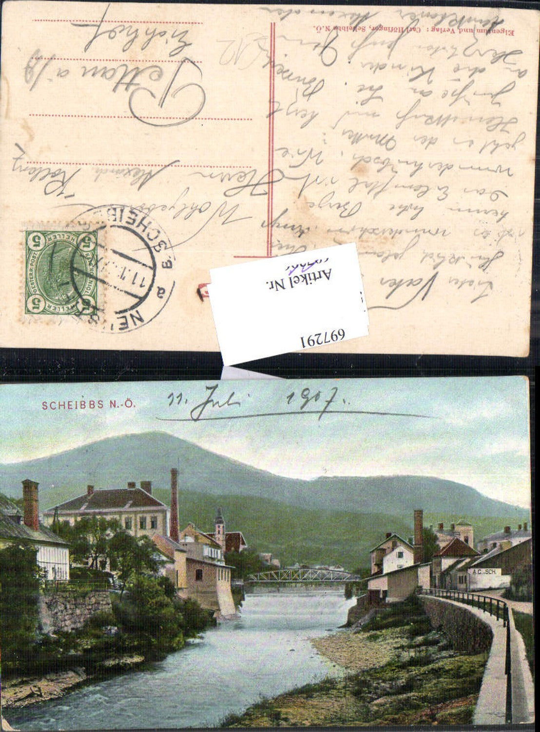 697291 Scheibbs Partie im Ort