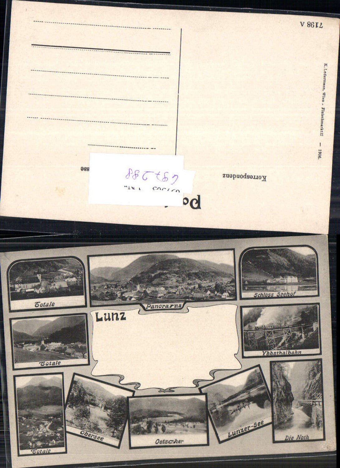 697298 Lunz am See Lunzersee Noth Göstling Obersee Seehof Ybbsthalbahn