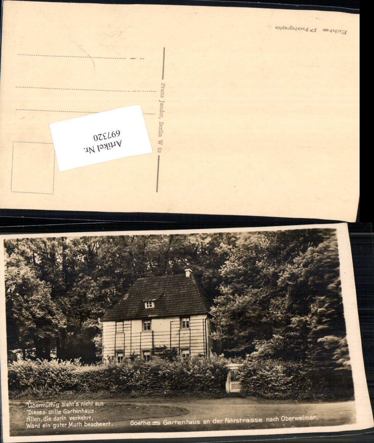 697320 Oberweimar Weimar Goethe Garden House