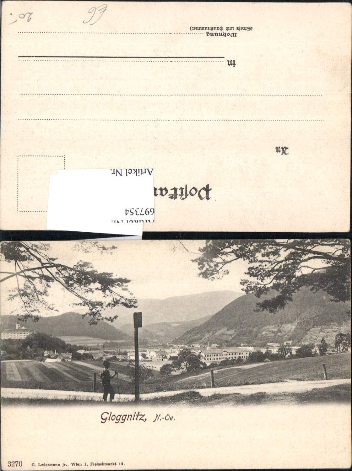 697354 Gloggnitz Partie am Ortsrand pub Ledermann 3270