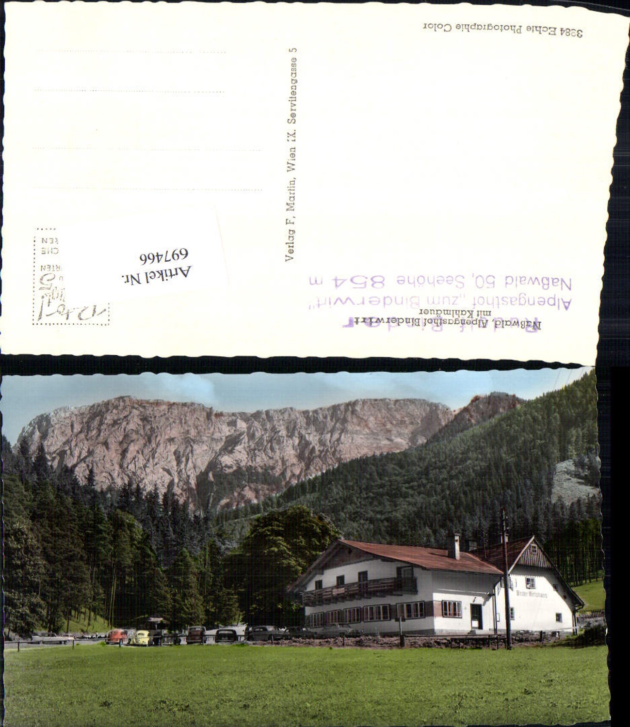 697466 Naßwald Binderwirt Höllental VW Käfer