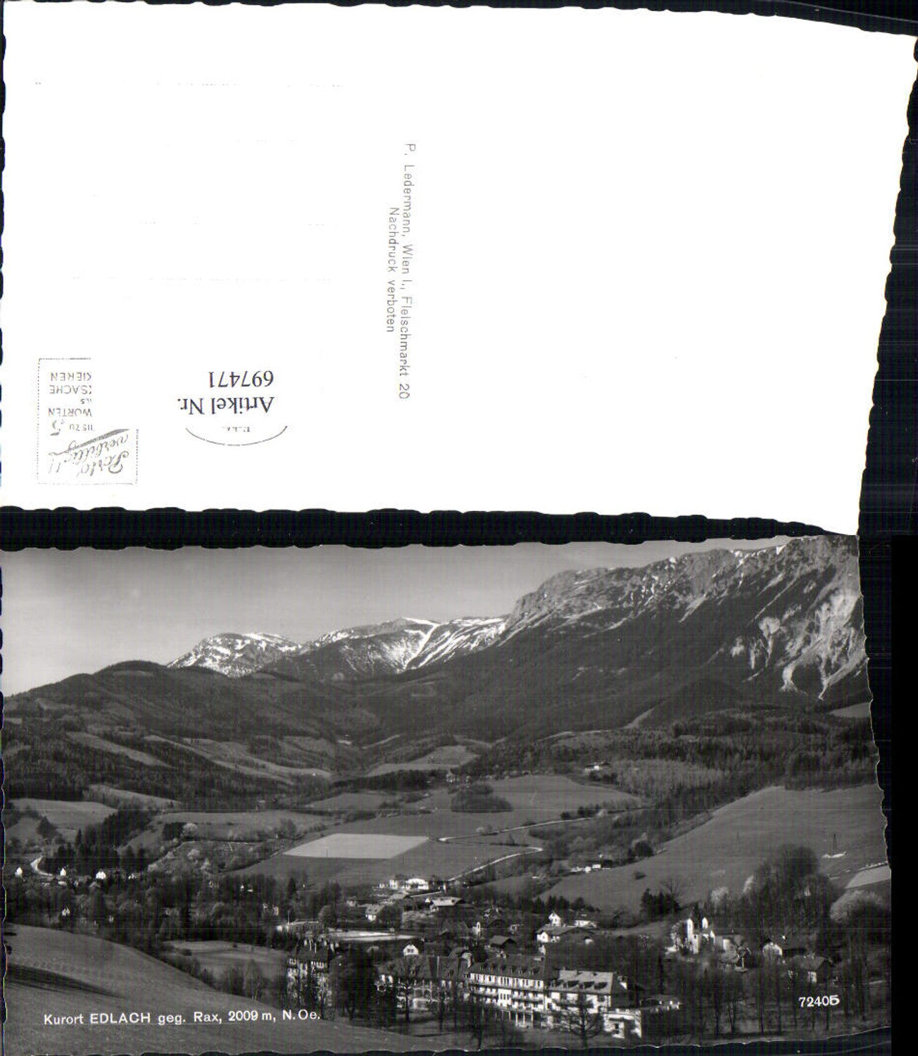 697471 Edlach bei Reichenau an der Rax