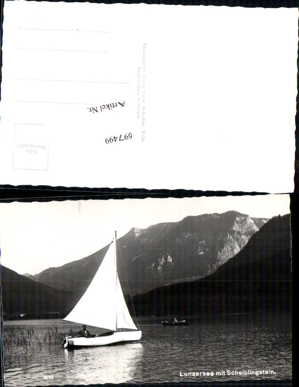 697499 Lunzersee Lunz am See Segelboot