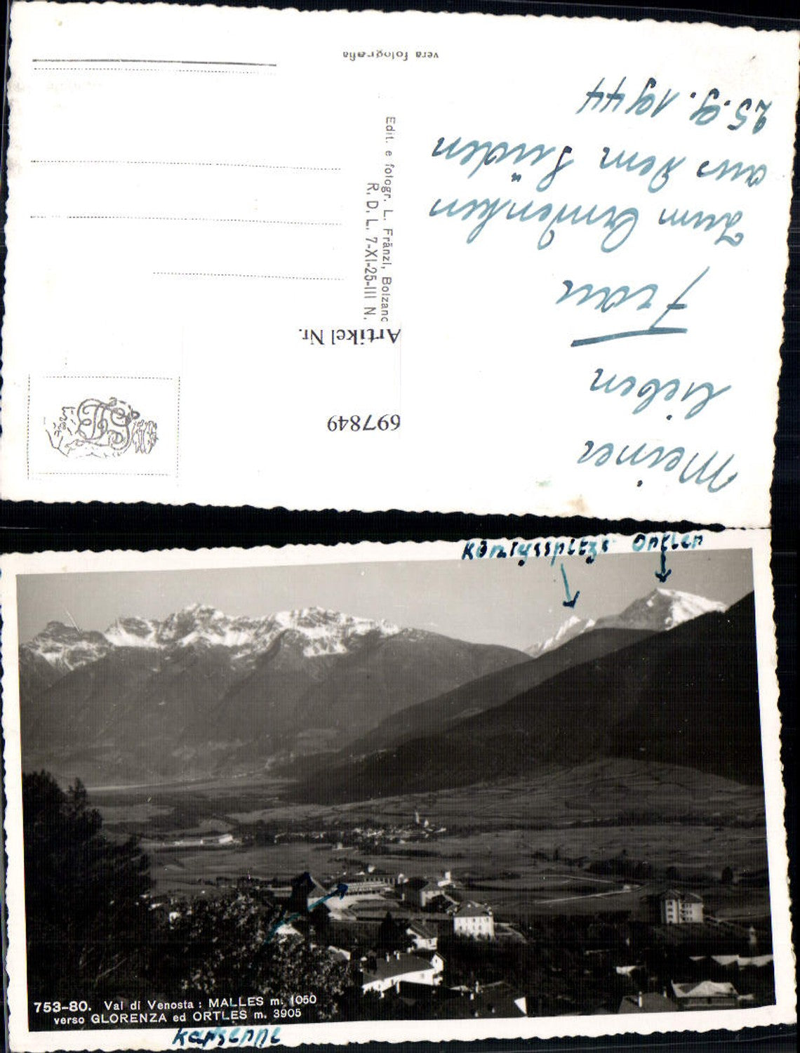 Alte Ansichtskarte – Old Postcard