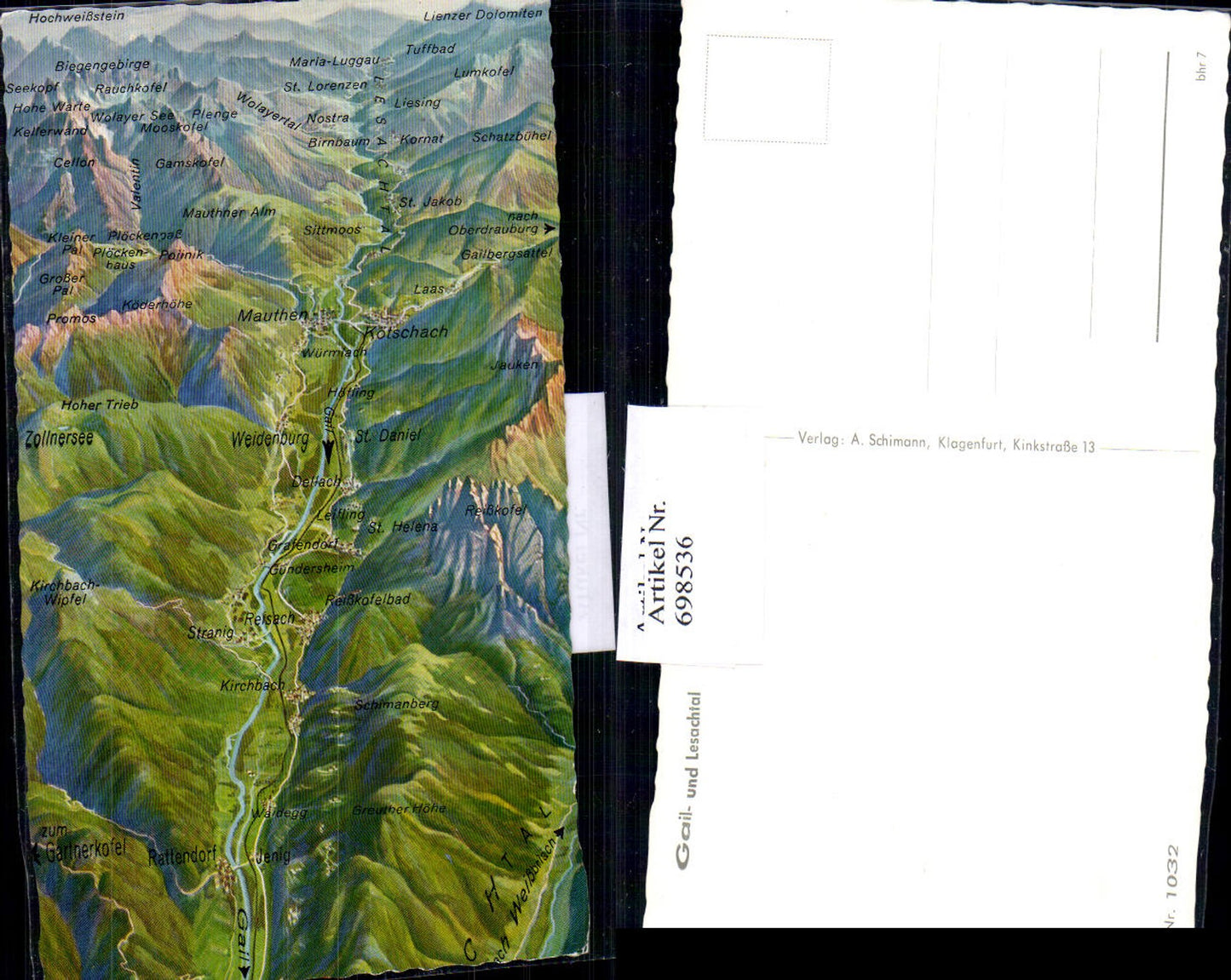 698536 Stranig Reisach Jenig Mauthen Kötschach Sittmoos Birnbaum Lesachtal