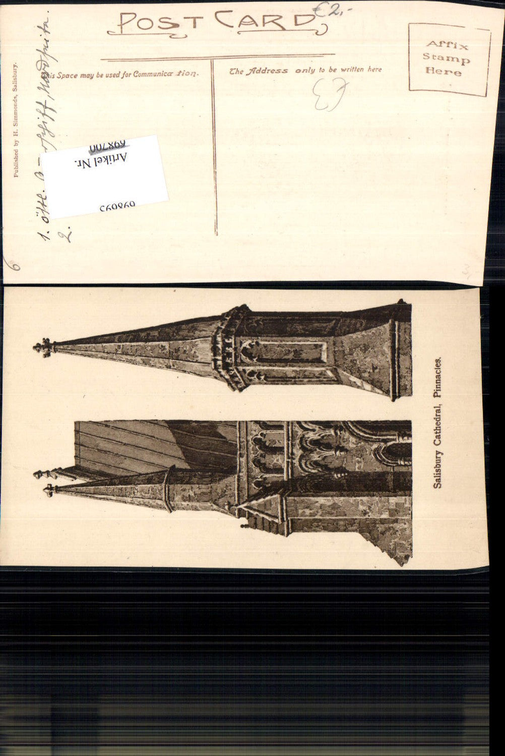 Alte Ansichtskarte – Old Postcard