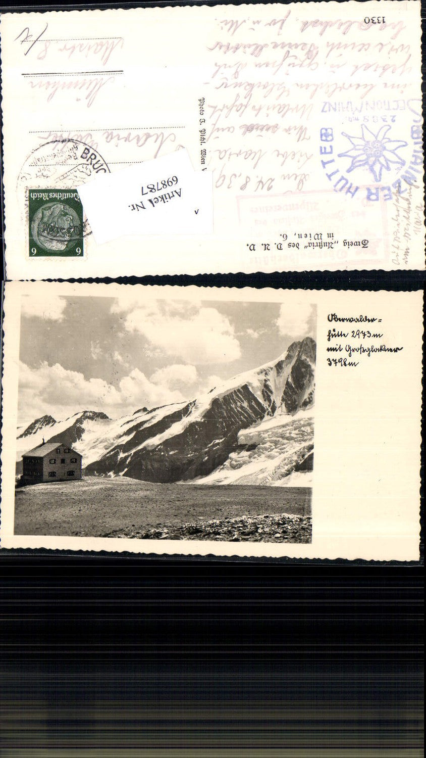 698787 Oberwalderhütte Grossglockner Bruck an der Glocknerstraße