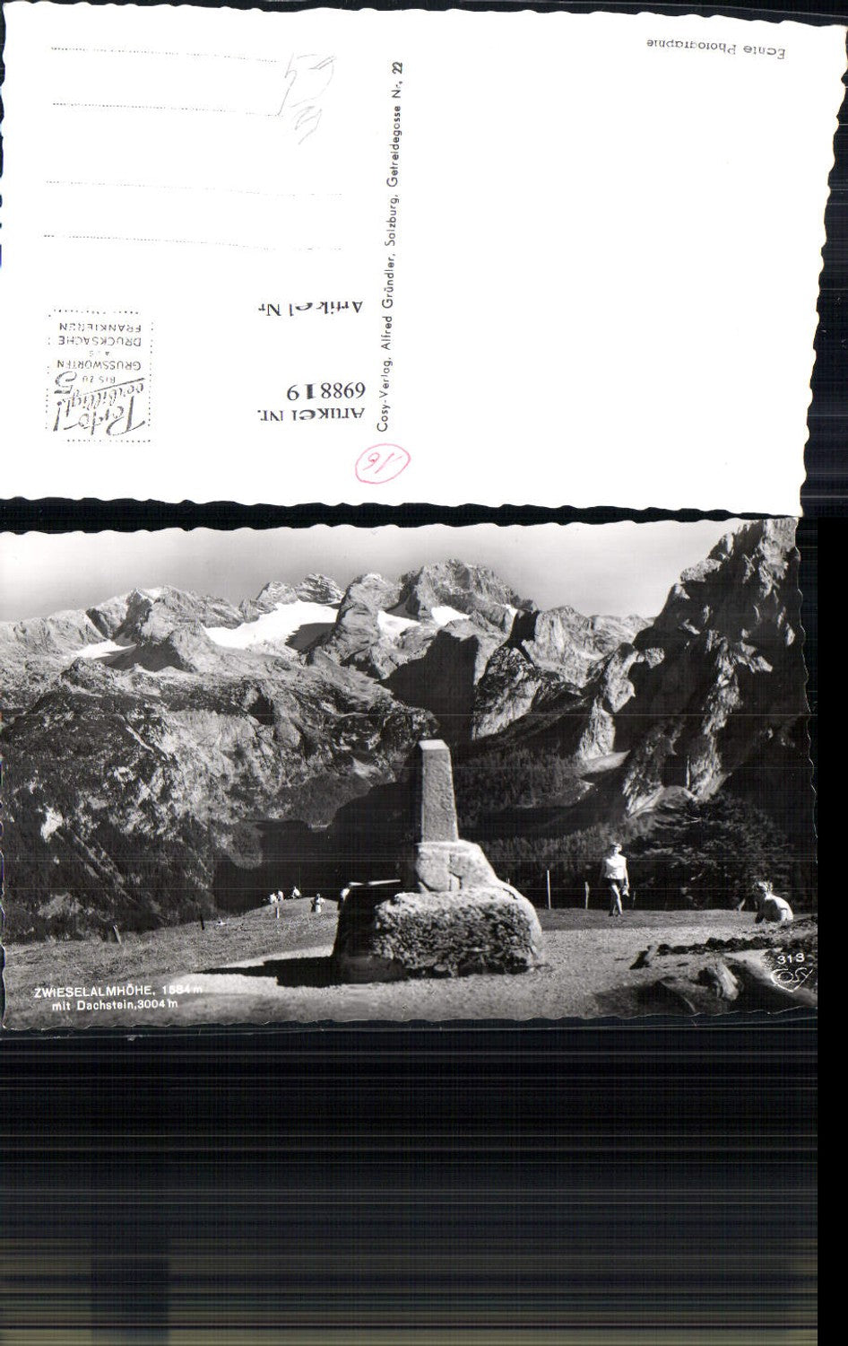 698819 Zwieselalm Dachstein Gosau