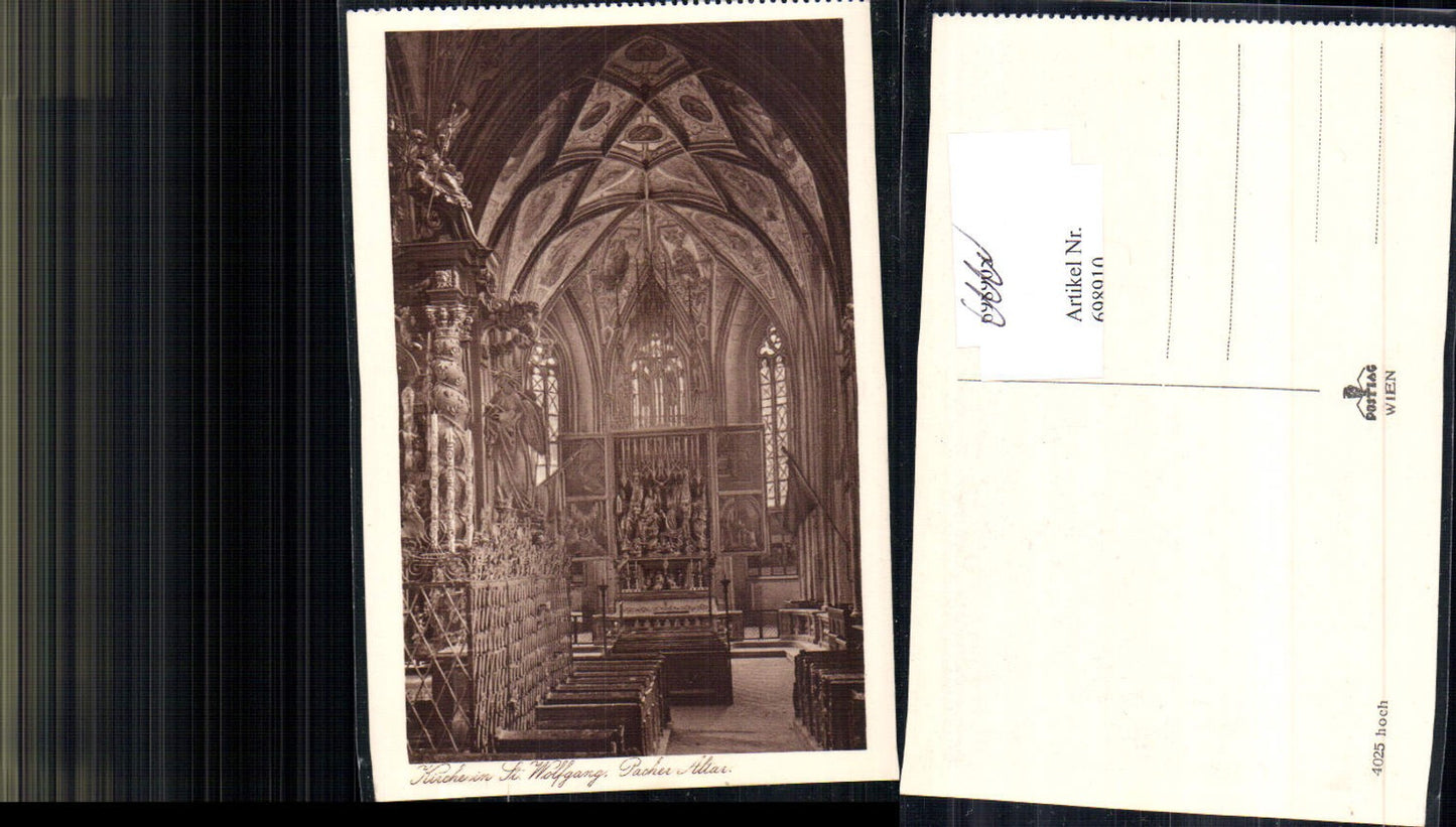 698910 St. Wolfgang am Wolfgangsee Pacher Altar Kirche