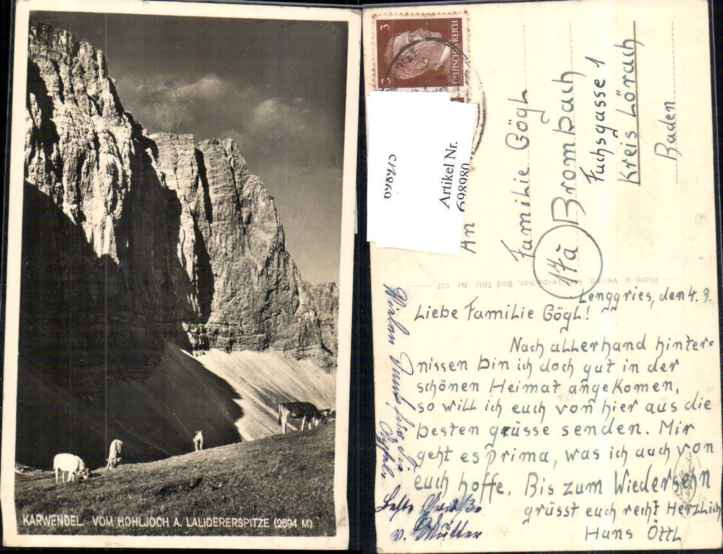 Alte Ansichtskarte – Old Postcard